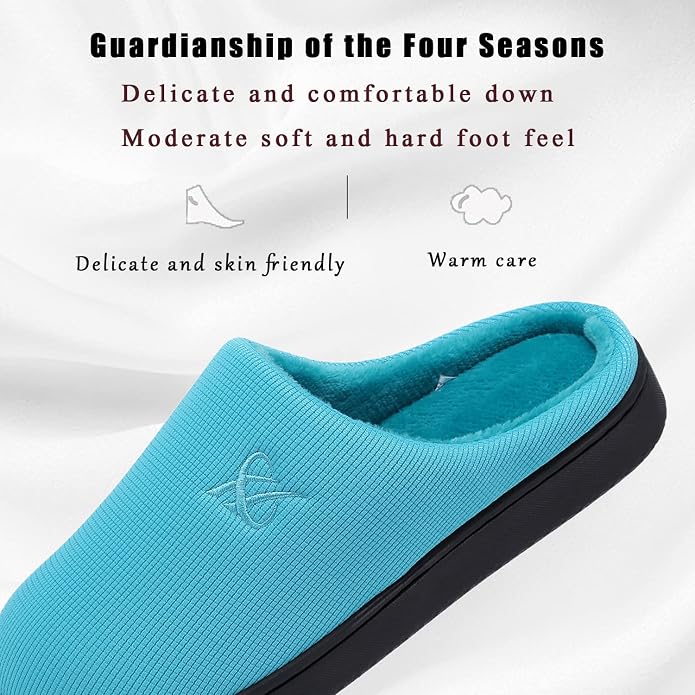 Memory Foam Slippers for Women's and Men's Casual House Shoes - Image 2