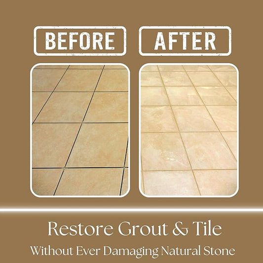Natural Stone Grout Cleaner, Safe - Image 2
