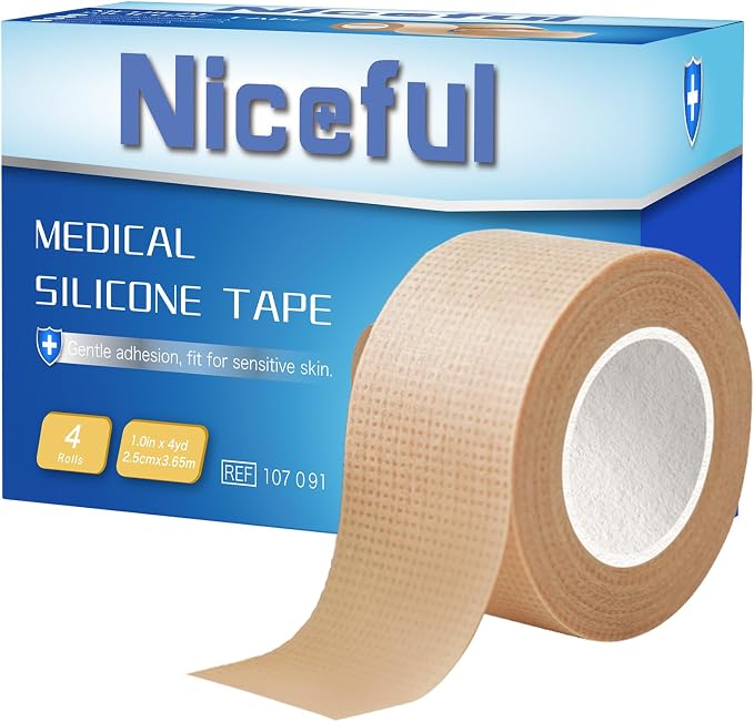 4 Rolls Medical Tape 1" x 4 Yard by Niceful