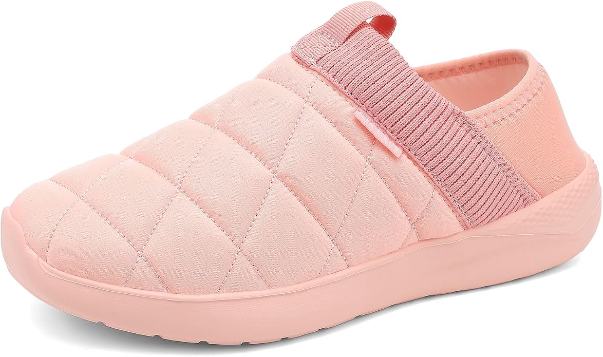 KUBUA Slippers for Men and Womens Indoor House Shoes Plush Slip on Outdoor by KUBUA