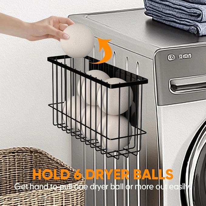 Magnetic Dryer Ball Holder for Laundry Room Organization and Storage, Magnetic - Image 3