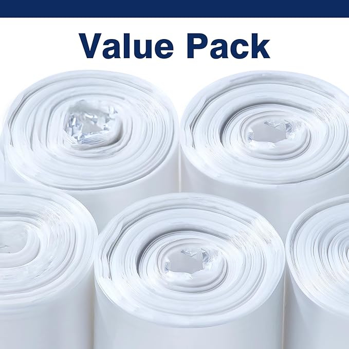 7-10 Gallon Clear Trash Can Liners, Wholesale 1000 Count, High Density Garbage - Image 3
