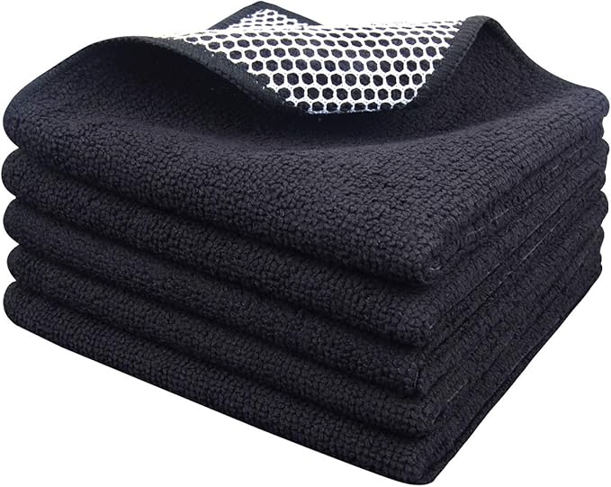 SINLAND Microfiber Dish Cloth for Washing DishesBest Kitchen Washcloth Cleaning by SINLAND