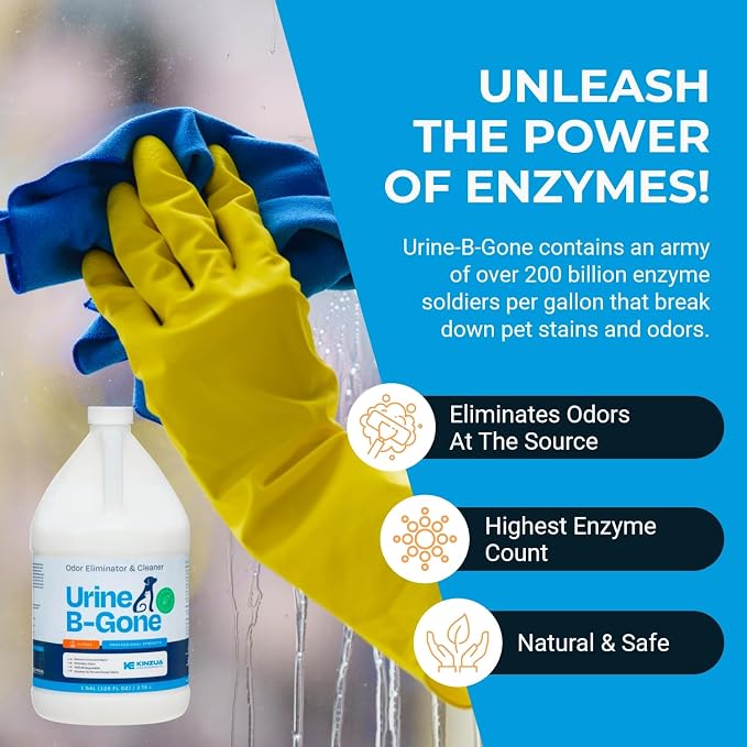 KINZUA ENVIRONMENTAL Urine B-Gone, Professional Enzyme Odor Eliminator & Pet - Image 5