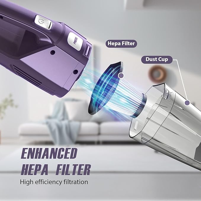 Handheld Vacuum Cordless – Car Vac Portable - Image 2