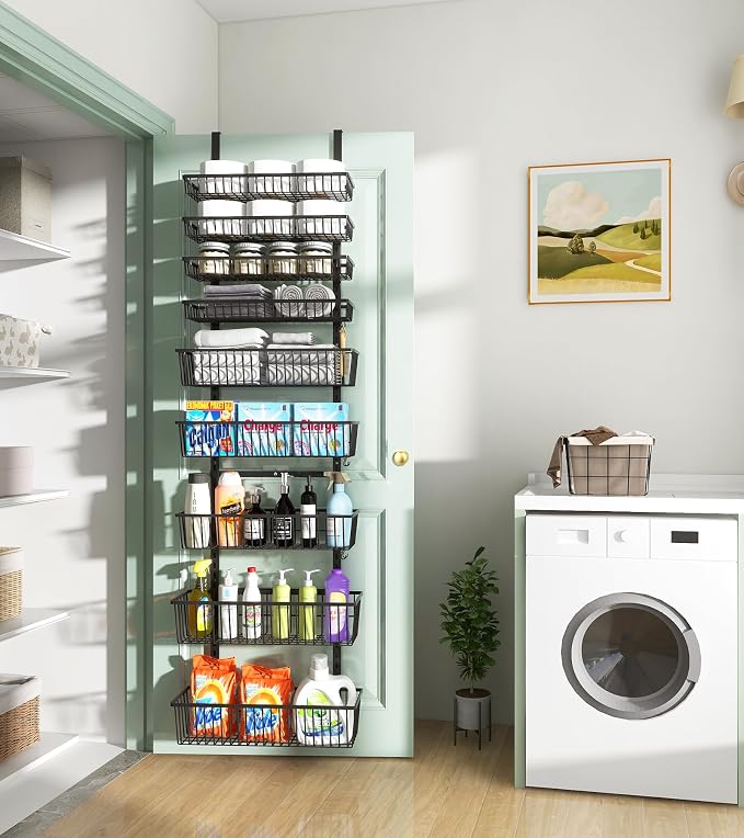 9-Tier Over The Door Pantry Organizer, Pantry Storage and Organization - Image 8