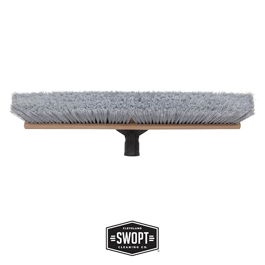 SWOPT 24” Premium Multi-Surface Push Broom Head — Indoor and Outdoor Push Broom - Image 4