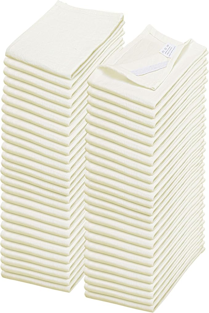 WHITEWRAP Flour Sack Towels| TeaTowel by WHITEWRAP