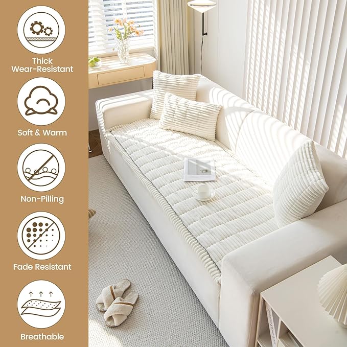 OTOB Couch Cover for Dogs Washable, Non Slip Funny Pet Couch Covers Sofa - Image 2