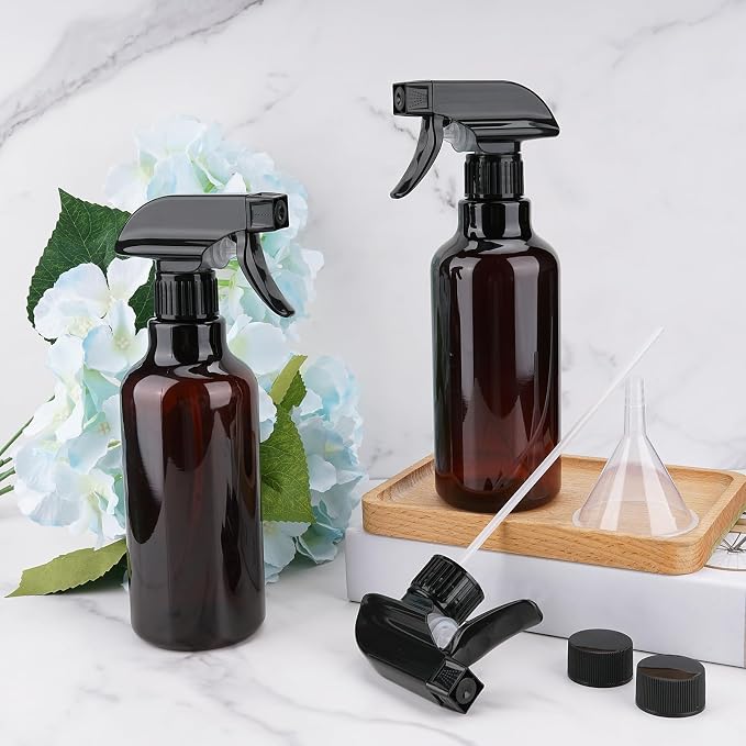 Plastic Spray Bottles Empty Spray Bottle 16.9oz/500ml 2 Pack Heavy Duty - Image 2
