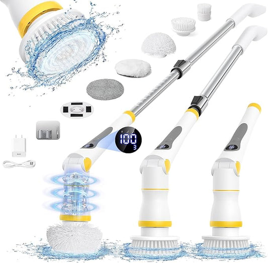 Electric Spin Scrubber, Cordless Cleaning Brush by StarVal