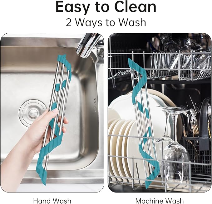 Tomorotec Triangle Roll-Up Dish Drying Rack - Image 5