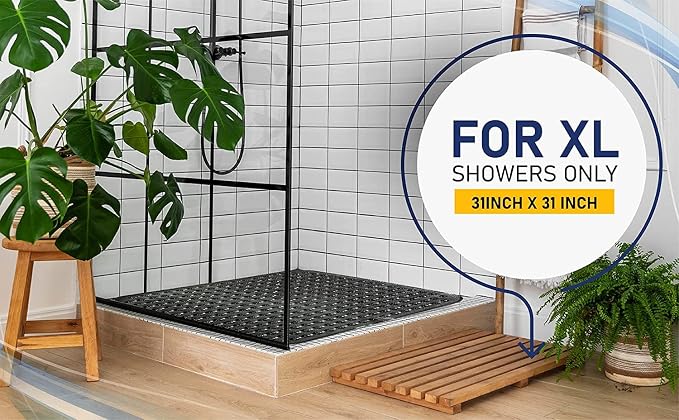 ENKOSI Extra Large Square Non Slip Shower Mat - Image 9