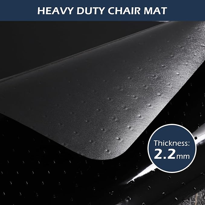 SALLOUS Office Chair Mat for Carpet, 48in x 36in Heavy Duty, Gaming Chair Mat - Image 6