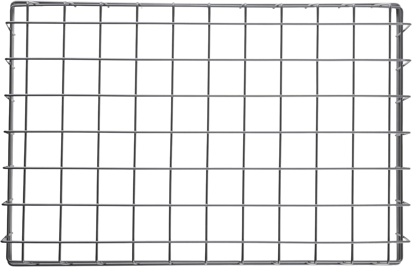 G.E.T. WB-1814-MG Urban Renewal 17.75" x 11.25" Wire Basket, 4" Tall, Metal | Heavy-duty, Reinforced rim, Great for Kitchen Storage, Pantry Organization, Countertop Organization and Home Organization