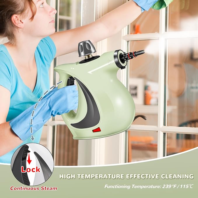Spurgehom Handheld Steam Cleaner, Portable Steamer - Image 4