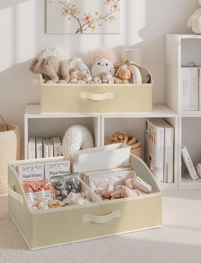 StorageWorks Closet Storage Bins, Trapezoid Organizer Box - Image 4