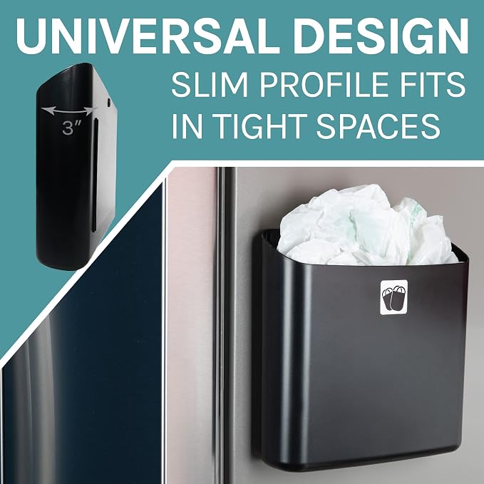 JS Jackson Supplies Black Lint Bin - Image 5
