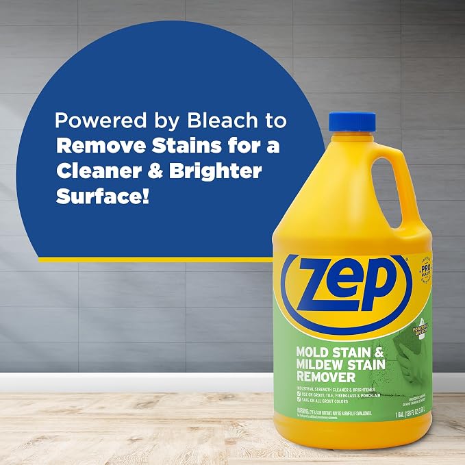 Zep Mold Stain and Mildew Stain Remover 1 Gallon ZUMILDEW128 - Image 7