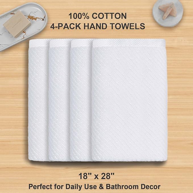VOOVA & MOVAS White Hand Towels - Image 4