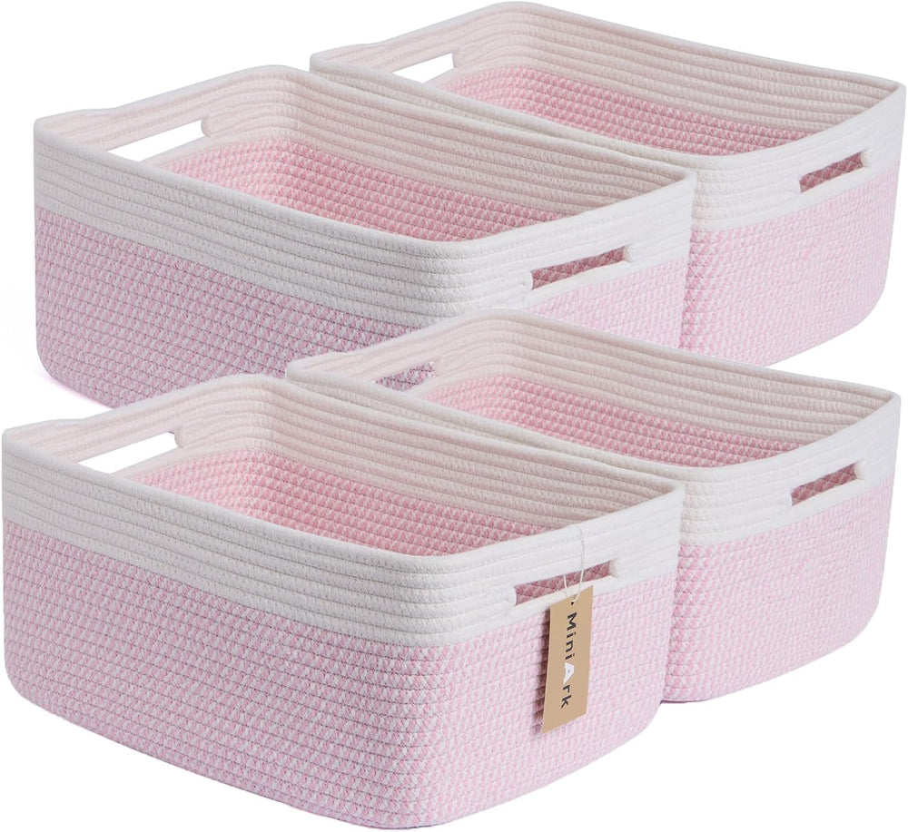 Large Storage Baskets for Organizing, Closet Shelf Baskets for Clothes Blanket