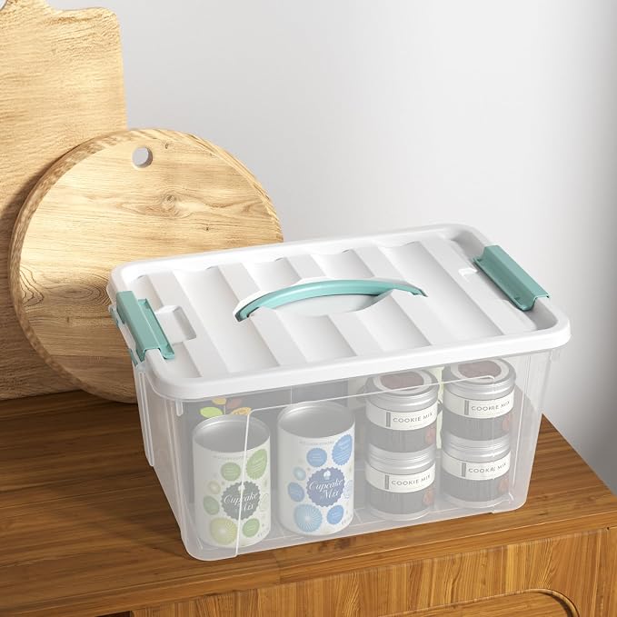 Xyskin 14 Quart Clear Storage Bins - Image 6