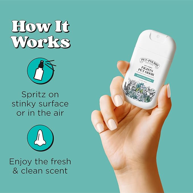 Poo-Pourri Pawsitively Fresh Pocket Deodorizer Spray – Dog & Cat Odor Remover – - Image 6