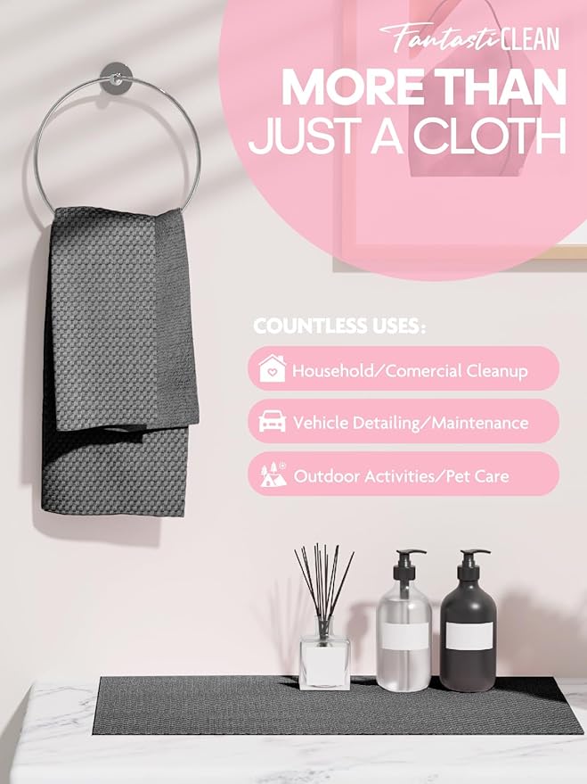 Fantasticlean Large Tear-Away Microfiber Cleaning Cloth Roll - Image 5
