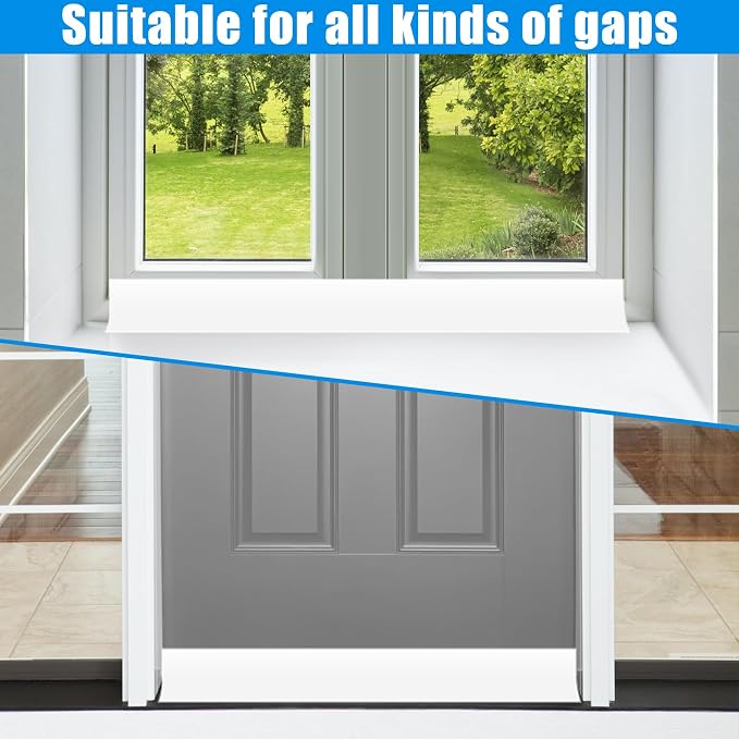 Draft Seal Tape for Doors and Windows 3 in x 20 Ft Silicone Weather Stripping - Image 6