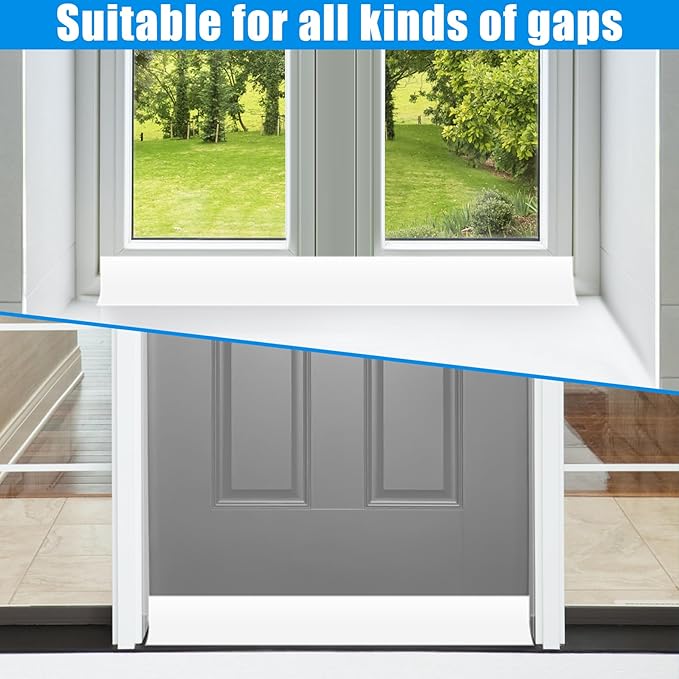 Draft Seal Tape for Doors and Windows 2 in x 20 Ft Silicone Weather Stripping - Image 6