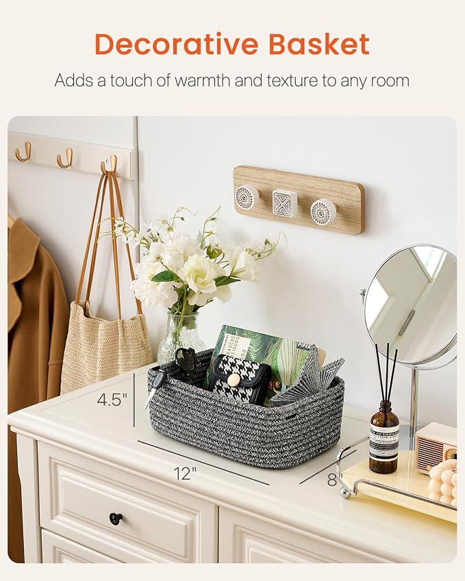 Small Woven Basket, Storage Basket - Image 2