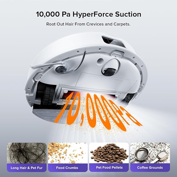 roborock Q10 S5+ Robot Vacuum and Mop, 000Pa Suction, Upgraded from Q8 max+ - Image 4