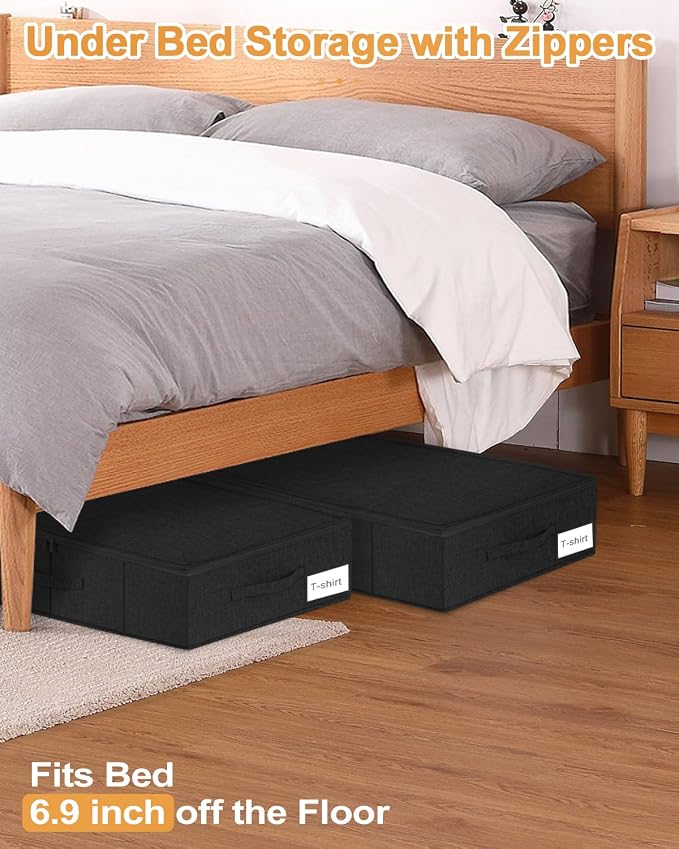 Under Bed Storage Container, 3 Pack Underbed Storage Bags - Image 7