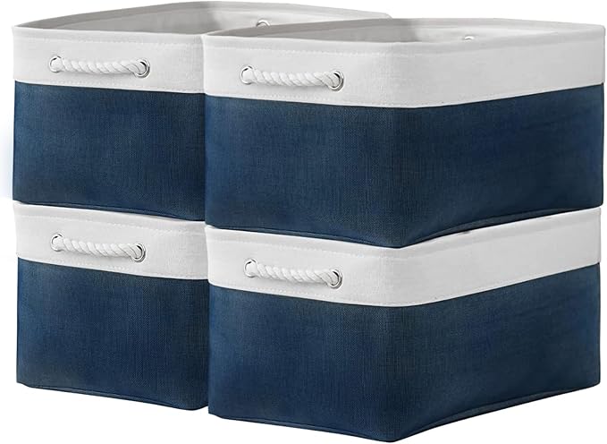 Storage Bins - Large Baskets for Storage Cubes by Sacyic