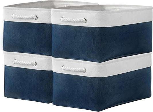 Storage Bins - Large Baskets for Storage Cubes by Sacyic