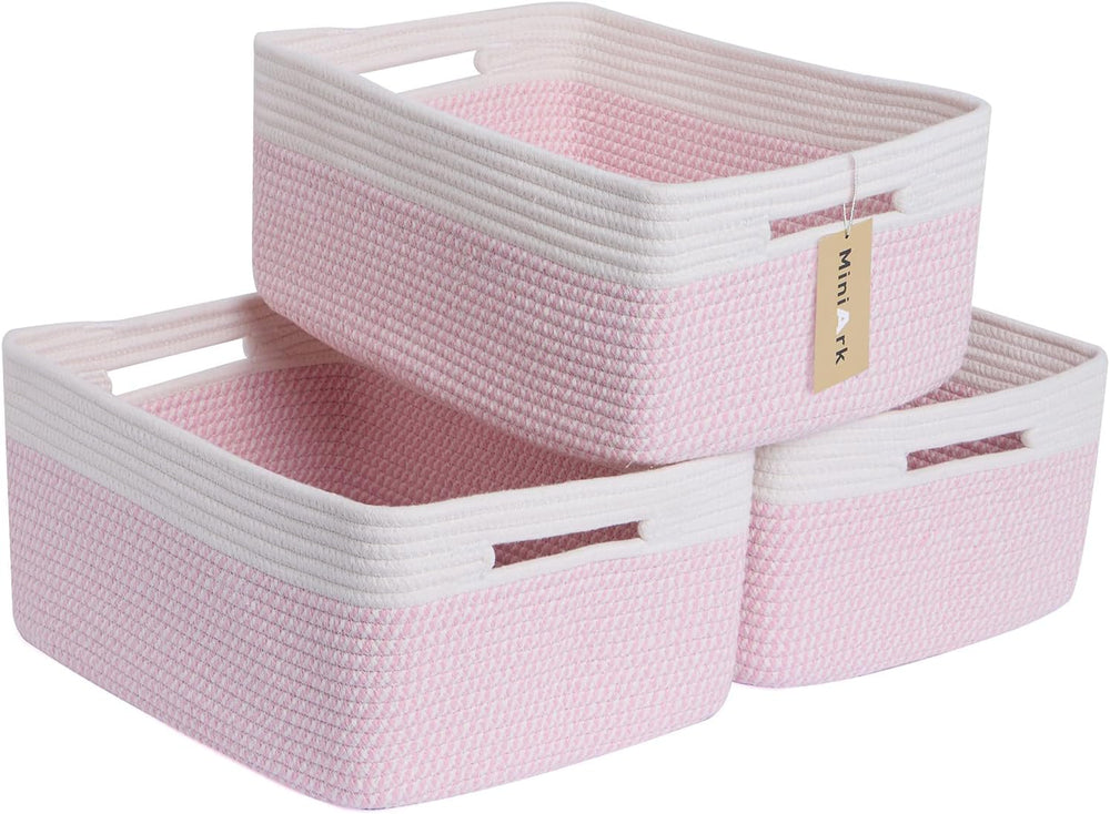 Large Storage Baskets for Shelves, Closet Organizers Bins for Clothes Blanket