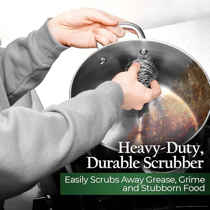 Stanley Home Products Stainless Steel Kitchen Scouring Cleaners - Image 4