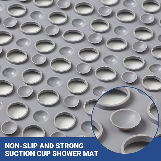 Non Slip Bathtub Mat and Shower Mat 31x17 inch, Bath Mat - Image 6