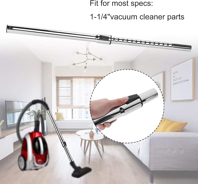 Eagles 1-1/4" Extension Wands Vacuum Cleaner Accessories, 32mm Vacuum Hose - Image 6