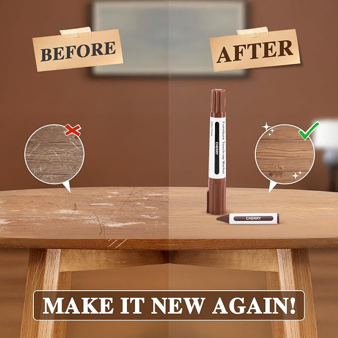 Dual Tip Furniture Markers Touch Up, Upgrade 13 Pcs Wood Markers Furniture - Image 8