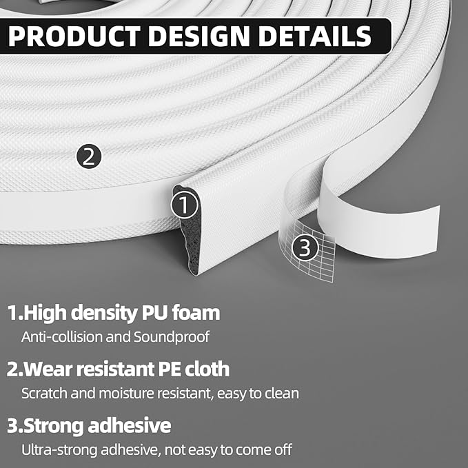 118" Wedge Weather Stripping Door Seal Strip - Image 3