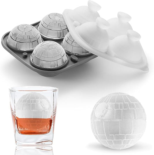 Nax Caki 3D Sphere Ice Cube Molds, Large Silicone Fun Shapes Gifts by NAXCAKI