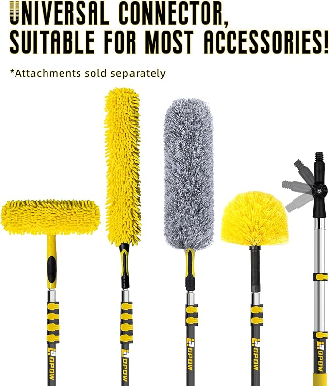 Flexible Microfiber Feather Duster, Electrostatic & Bendable Ceiling Fan Duster - Image 6