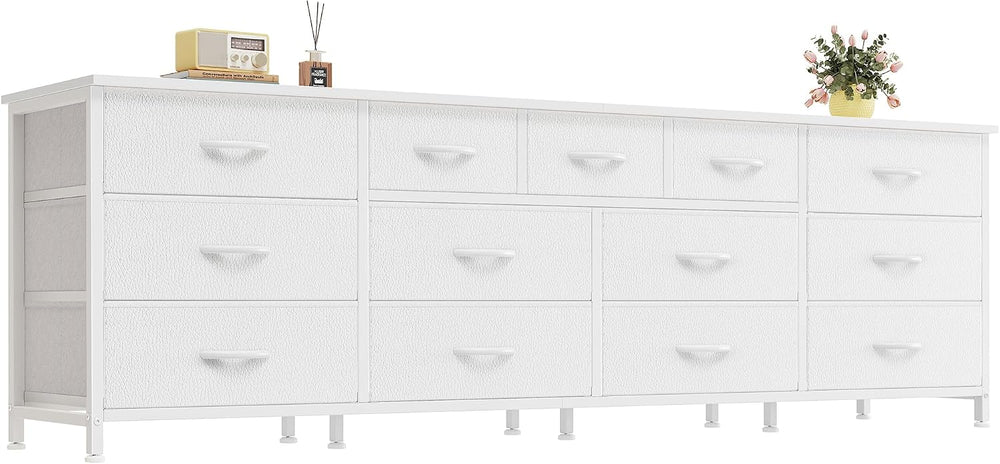 Huuger 70 Inch Long Dresser for Bedroom, TV Stand for 65, 75, 80 Inch TV