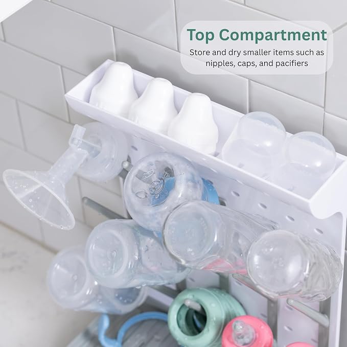Baby Bottle Drying Rack – Large Vertical Bottle Dryer - Image 3