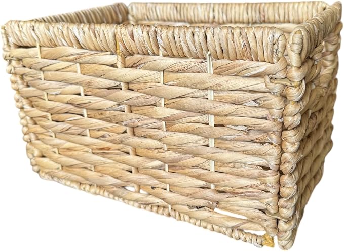 Wicker Basket For Shelves, Baskets for Organizing, Woven Storage Basket - Image 5
