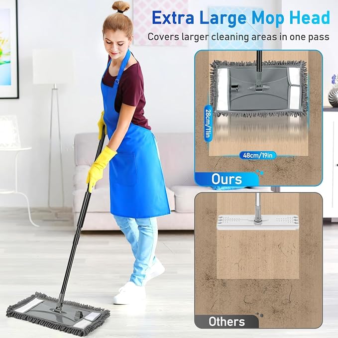 Microfiber Mop Replacemet Head for VOUBIEN Wall Cleaner Mop, Fit ASIN B0DG4LV7SJ - Image 2