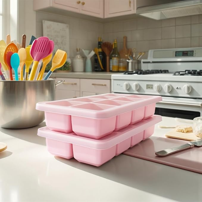 2 Pack Silicone 2 Inch Large Ice Cube Molds - Image 5