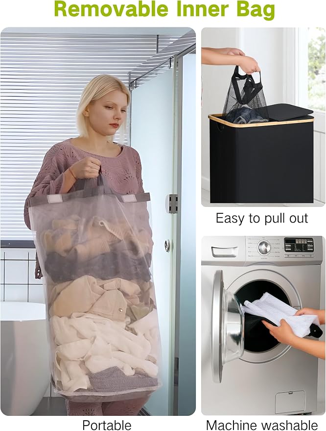 efluky Double Laundry Hamper - Image 5
