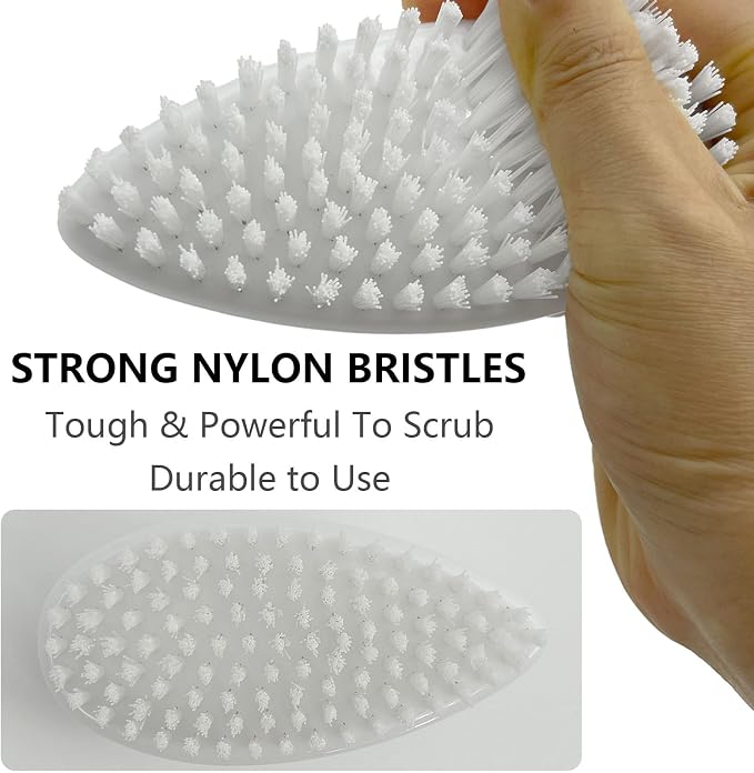 Scrub Brush for Cleaning Scrubbing Heavy Duty Stiff Nylon Bristles Cleaning - Image 2